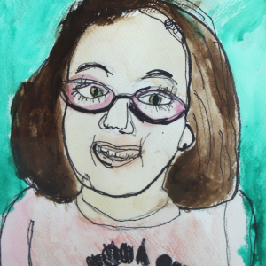 Sophie-Horton_My-Self-Portrait-Art-Classes-Cordovan-Student-Art-Show