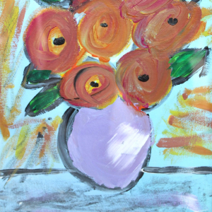 Pedro-Montero_Flowers-for-Mom-Art-Classes-Cordovan-Student-Art-Show