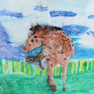 Peyton-Christensen_Comanche-Horse-Cordovan-Art-Show