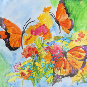 Leya-Sund-Butterfly_Beauty-Art-Classes-Cordovan-Student-Art-Show