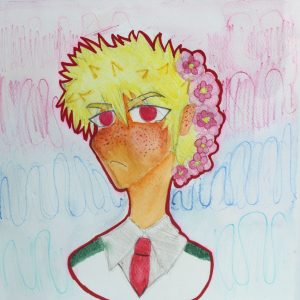 Alyssa-Stephens_Pink-Flowers-Art-Classes-Cordovan-Student-Art-Show