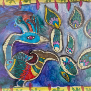 Zoey-Grimshaw_Indian-Peacock_1st-Place_050721_cordovan_art-show_submissions-11