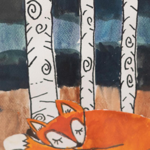 Samuel-King_Fox-at-Night_Viewers-Choice_050721_cordovan_art-show_submissions-19