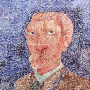 Sophia-Olivares_Portrait-of-Van-Gogh_1st