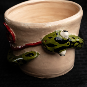3rd-Josephine-K-Morrow-clay-22Snake-Pot22