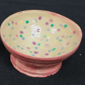 VIEWERS-Lily-Buehrle-clay-22Polka-Dot-Bowl22