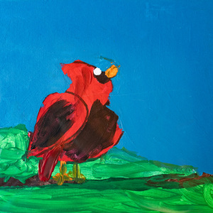 2nd-place-Aria-Sathyanarayanan-6-8-The-Cardinal-Sitting-On-A-Tree