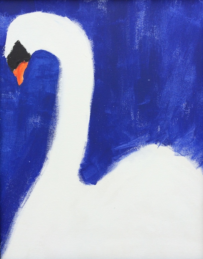 Joel Raley_Swan of Awesome_Honorable Mention_6-8_Cordovan Art School Student Show May 2015.jpg