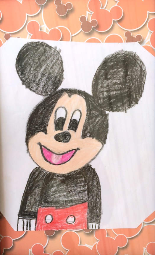 Katie Grace Bogan_Mickey Mouse_Honorable Mention_6-8_Cordovan Art School Student Show May 2015.jpg