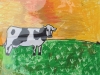 Lili Thornton_Cow by the Sunset_2nd Place_6-8_Cordovan Art School Student Show May 2015.jpg