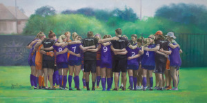 Soccer-Huddle_John-Howell-artist