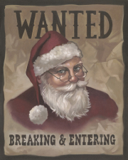 WANTED-SANTAby-John-Howell_Cordovan-Art-School-Faculty