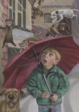 raining-cats-dogs-by-John-Howell_Cordovan-Art-School-Faculty