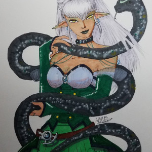 snake-lady