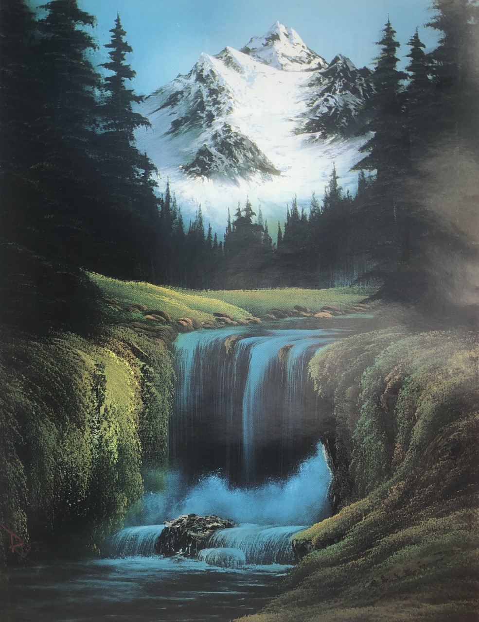 Bob Ross Valley Waterfall