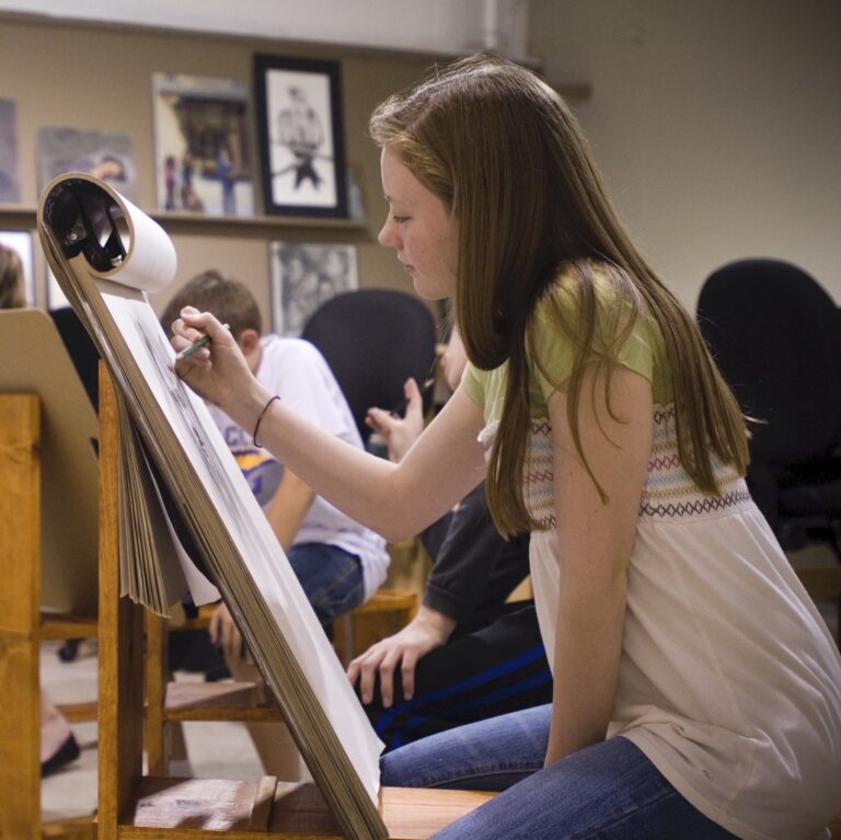 art classes at the pottery parlor