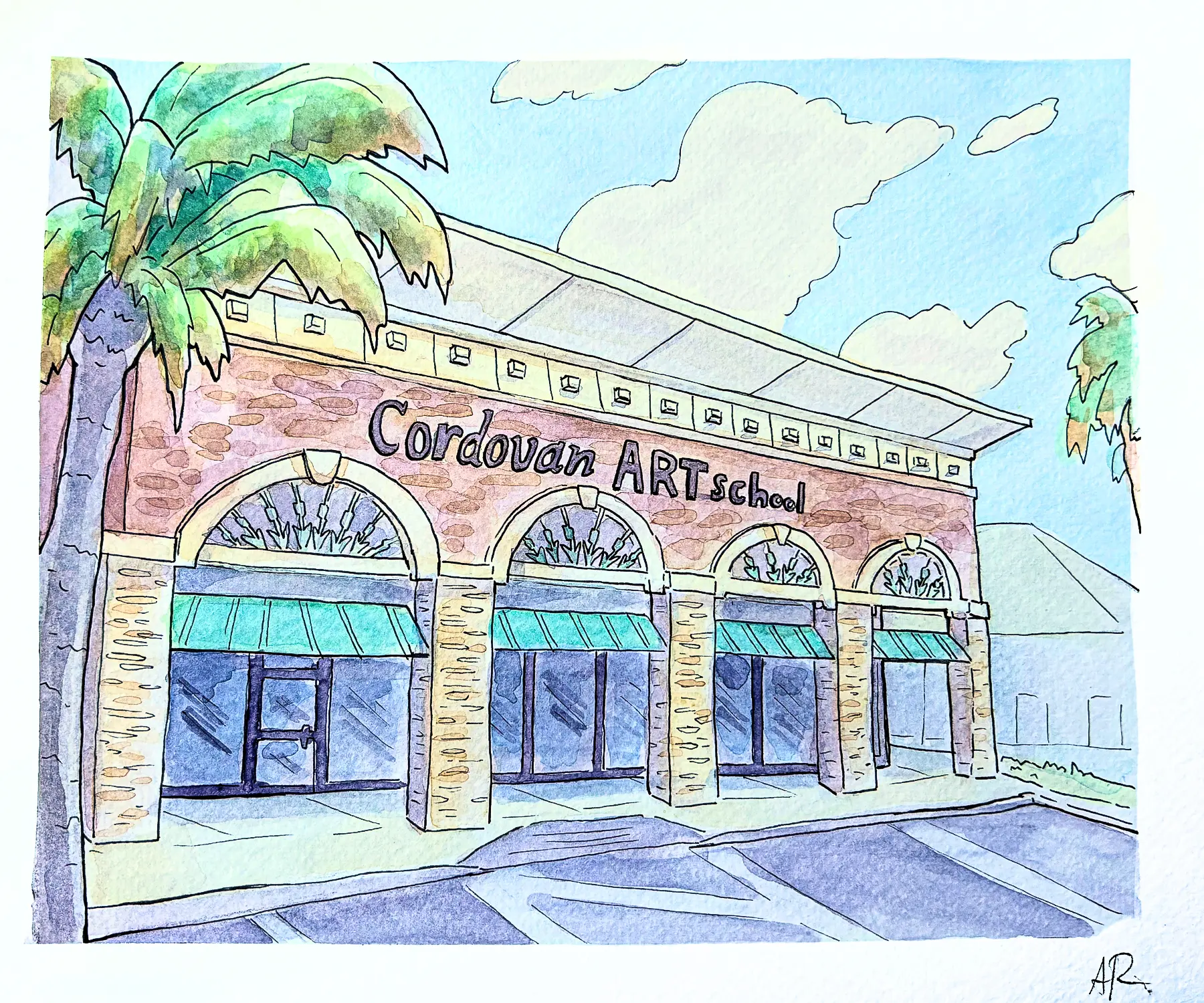 Atascocita Drawing Front of Building