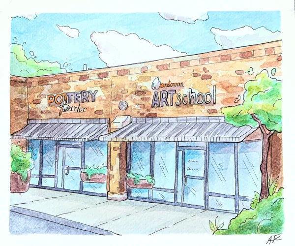 Cedar Park Drawing Front of Building