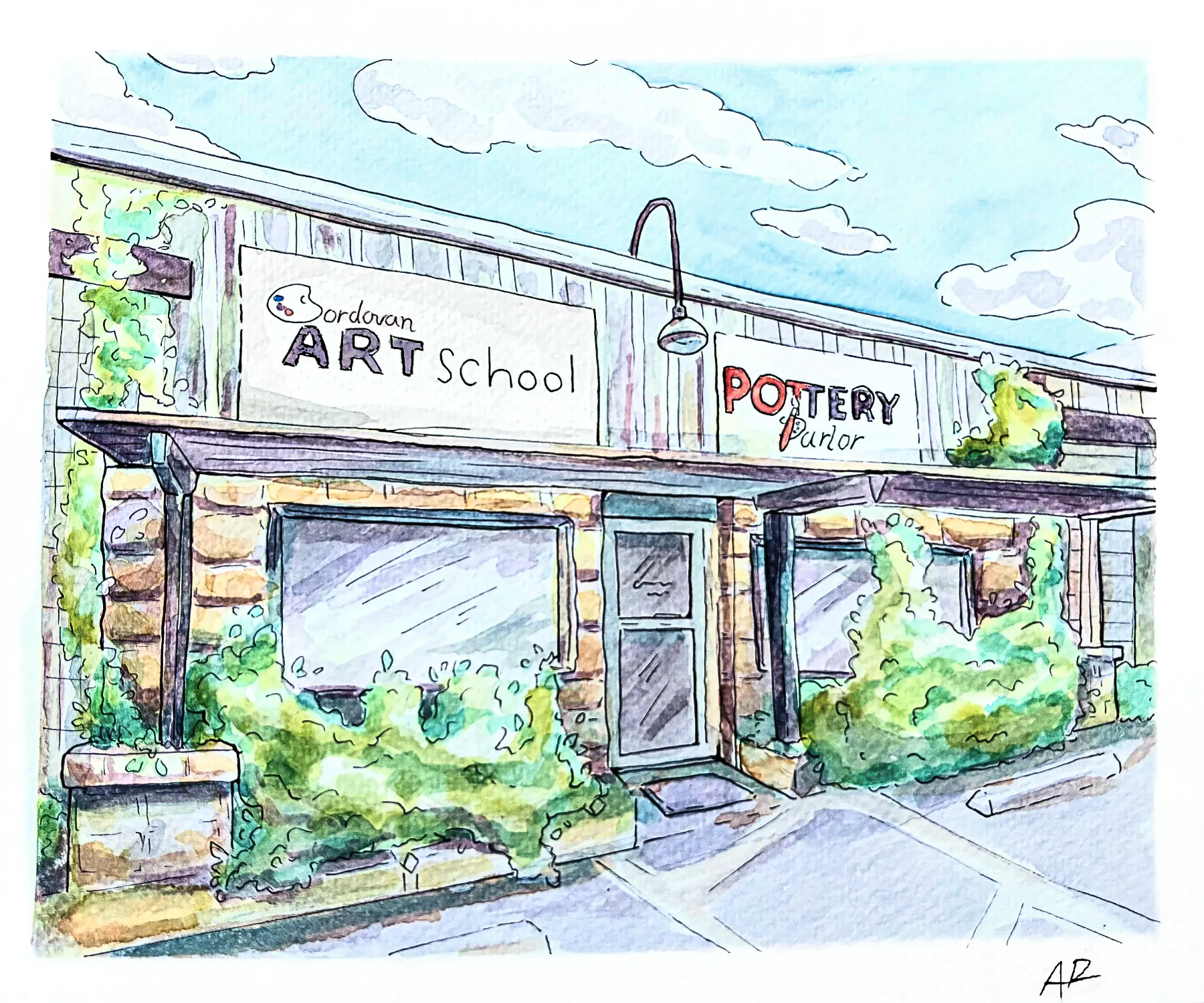 SW Austin Drawing Front of Building